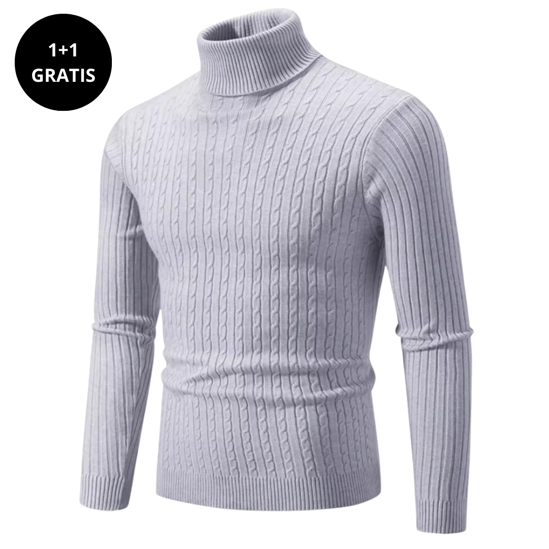 Enzo™ | Warmer Strickpullover Mit Rollkragen