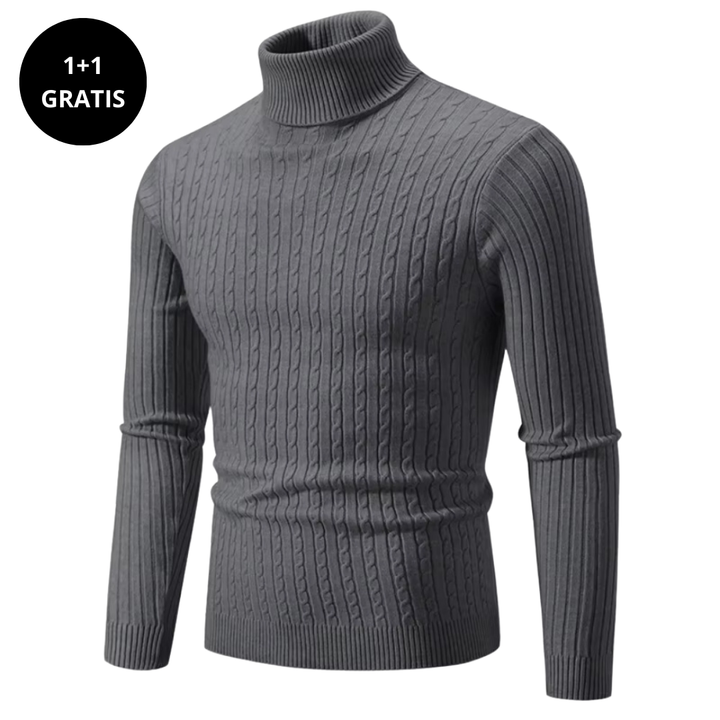 Enzo™ | Warmer Strickpullover Mit Rollkragen