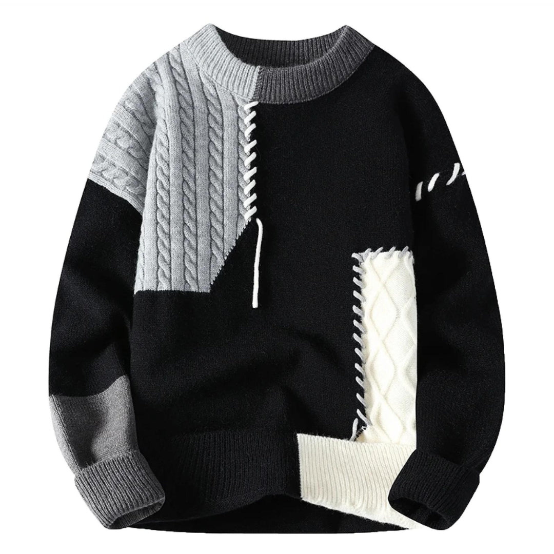 Alessio™ | Herren Oversized Patchwork Sweater