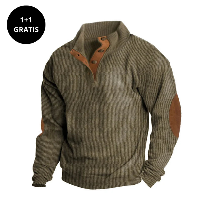 David™ | Bequemes Sweatshirt mit Stehkragen