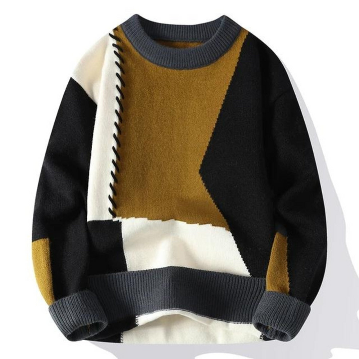 Alessio™ | Herren Oversized Patchwork Sweater