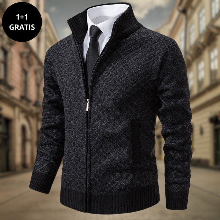 Owen™ | Herren Strickjacke mit Reißverschluss