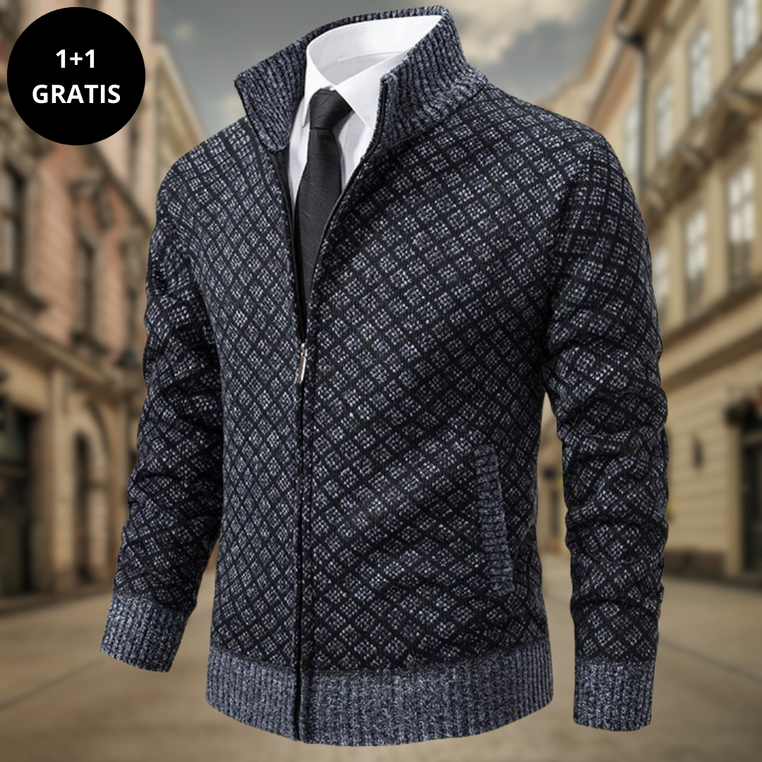 Owen™ | Herren Strickjacke mit Reißverschluss