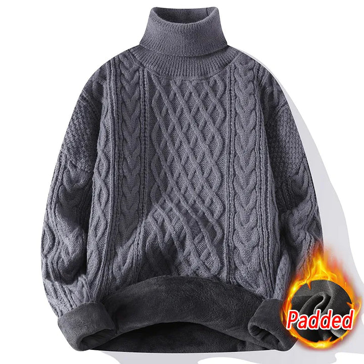 Herren Rollkragen Kaschmir Strickpullover