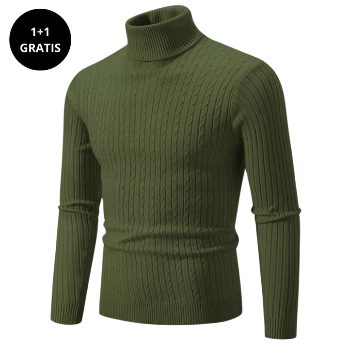 Enzo™ | Warmer Strickpullover Mit Rollkragen