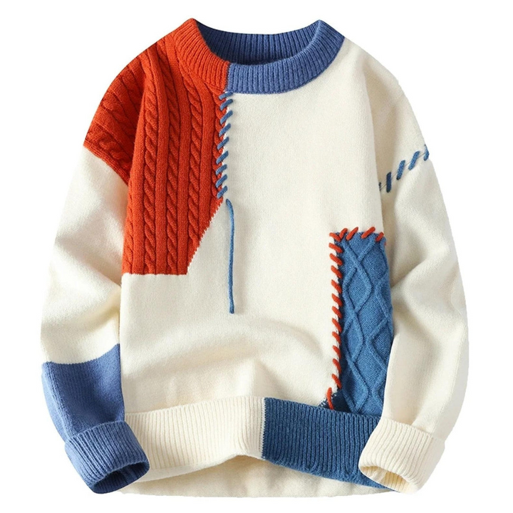 Alessio™ | Herren Oversized Patchwork Sweater