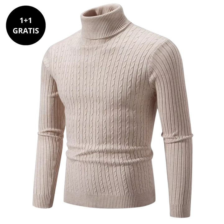 Enzo™ | Warmer Strickpullover Mit Rollkragen