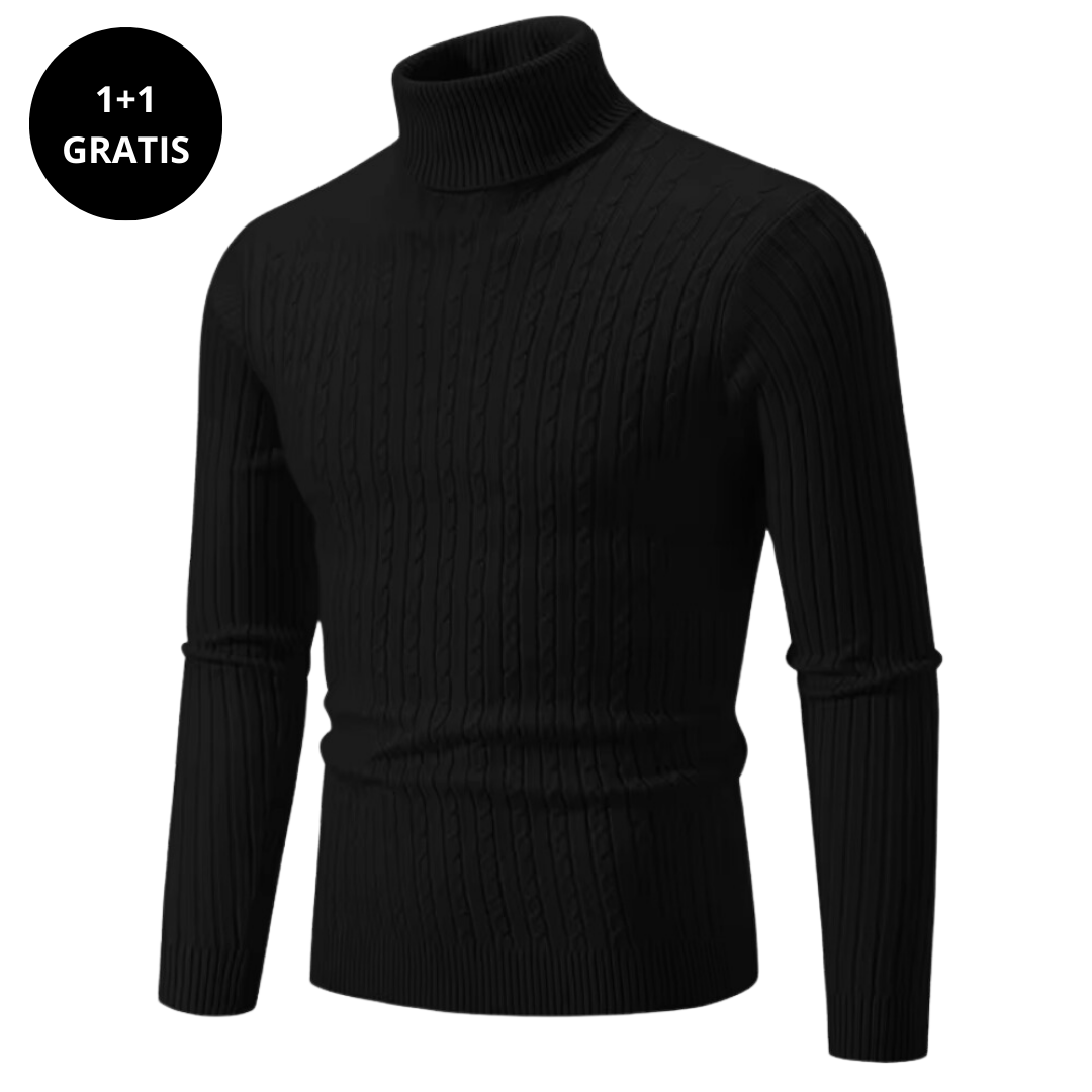 Enzo™ | Warmer Strickpullover Mit Rollkragen