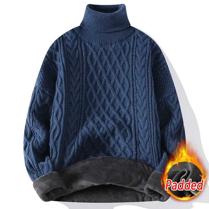 Herren Rollkragen Kaschmir Strickpullover