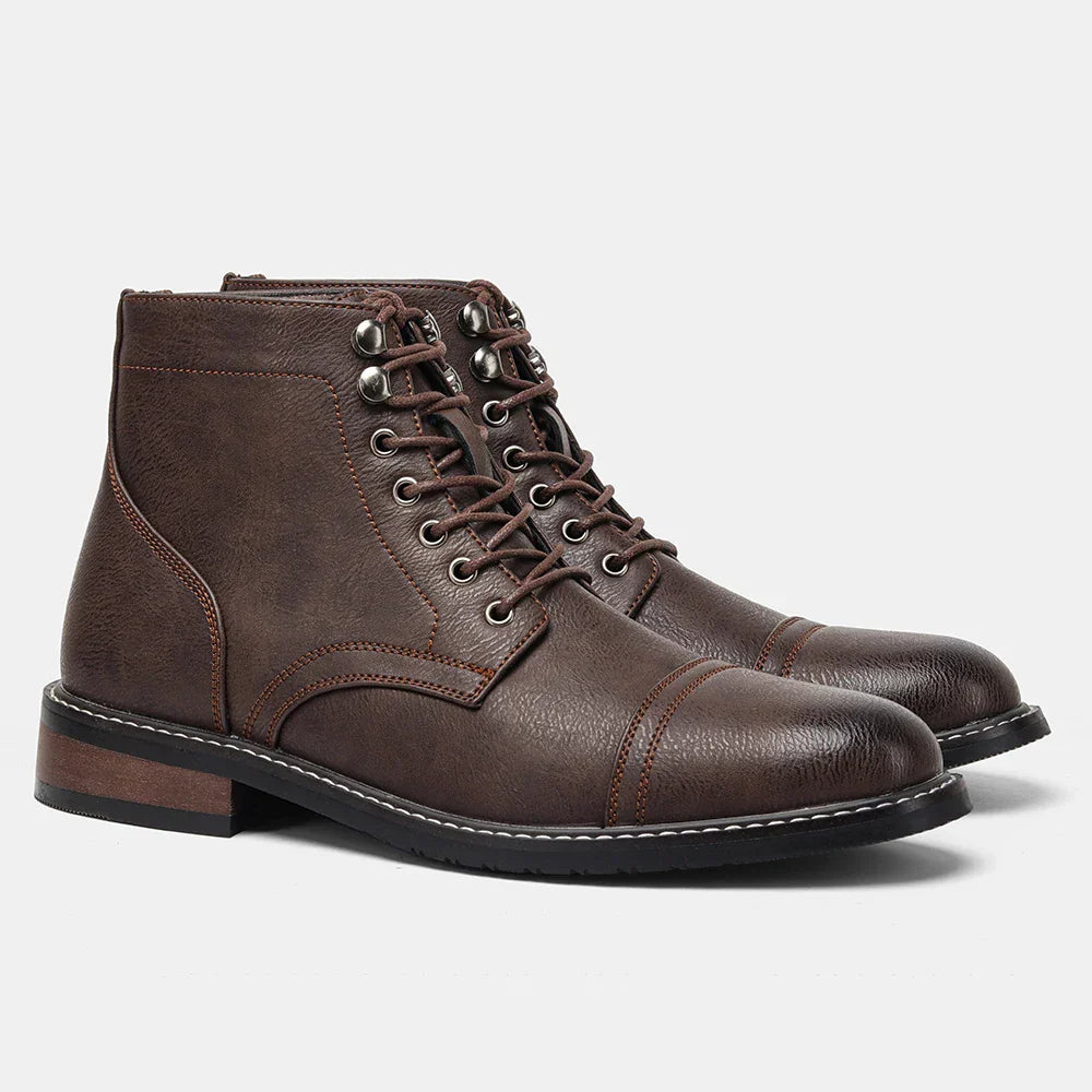 Keith | Vintage Derby-Stiefel mit Zehenkappe