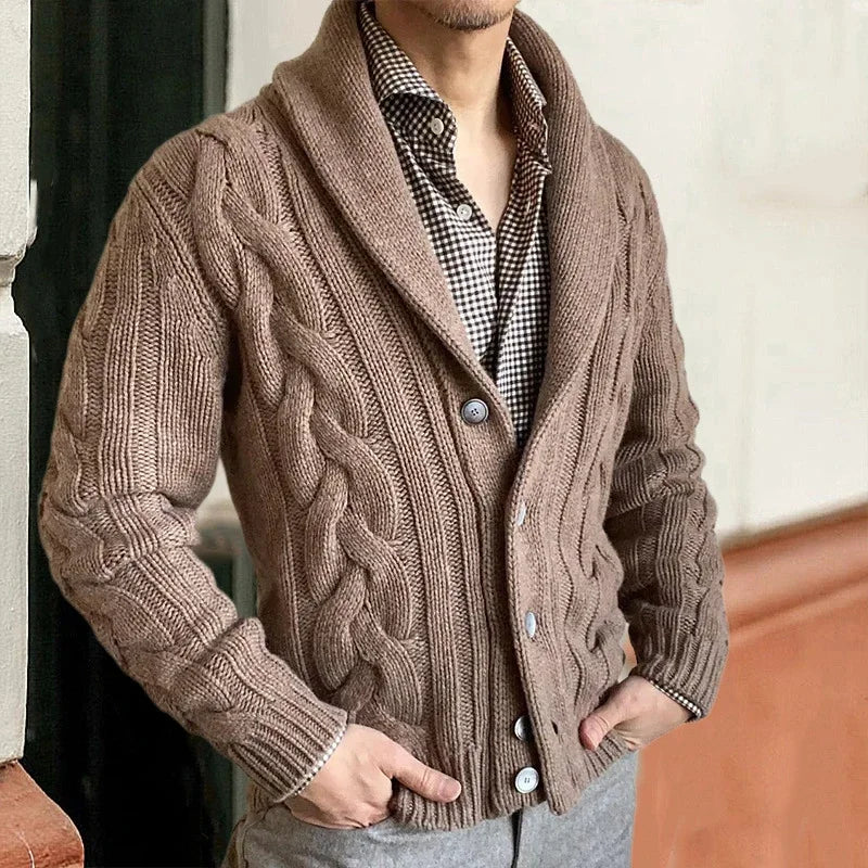 Robert™ | Gestrickte Herren-Strickjacke