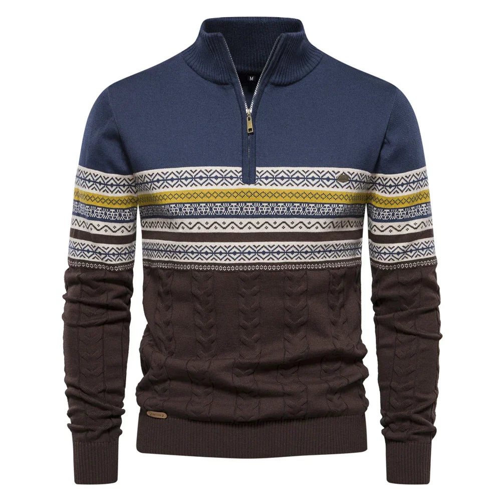 Gustav | Hochwertiges Sweatshirt mit Retro-Muster