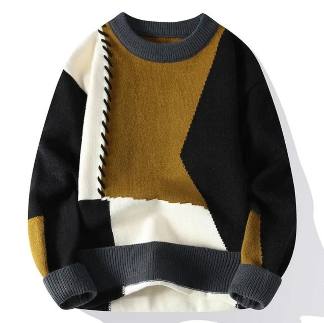 Taylor™ | Unisex Eleganter Color-Block Pullover | Chic