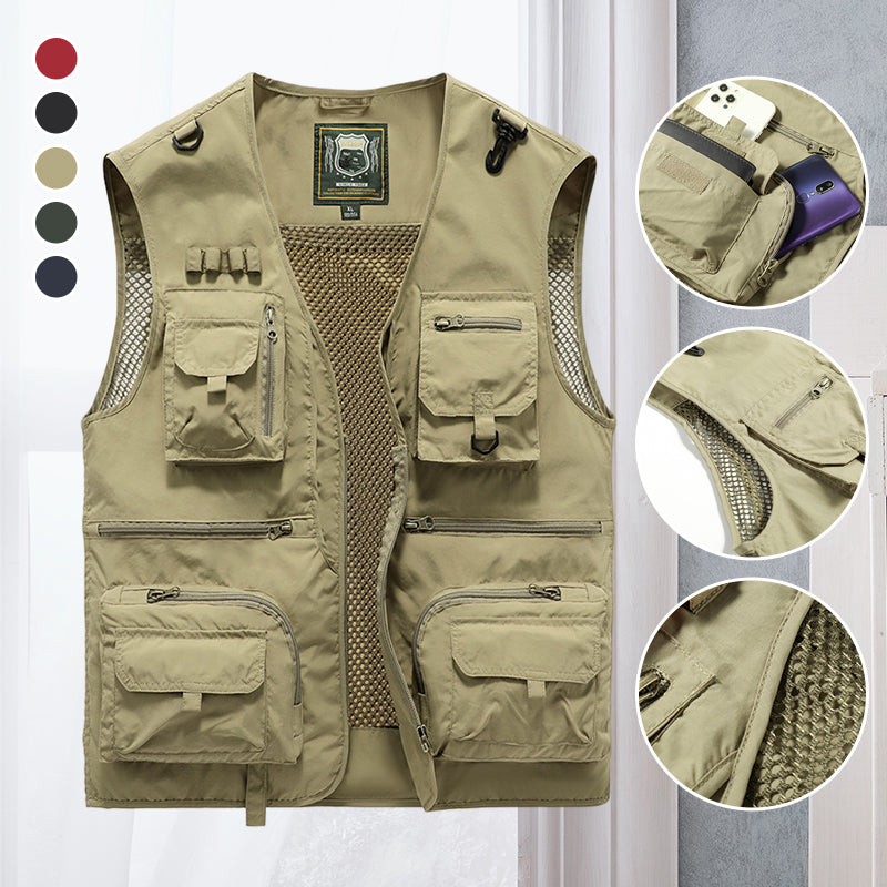 Giovanni™ | Premium Utility Vest für Herren | Leicht und langlebig