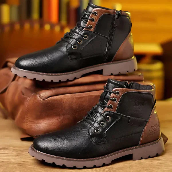 Jethro | Schnürstiefel aus premium Leder