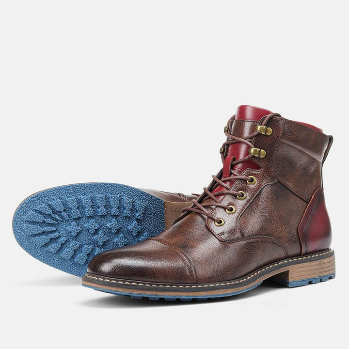 Aaron | Handgefertigte Premium-Leder-Oxford-Stiefel