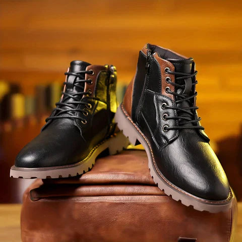 Jethro | Schnürstiefel aus premium Leder